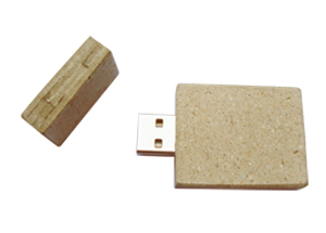 USB Drive made from Wood Chips