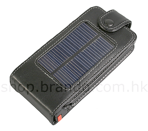 Ipod Touch Battery Case. Solar Powered Leather Case for