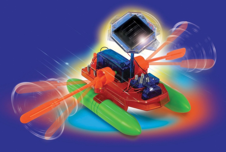 solar powered toy boat