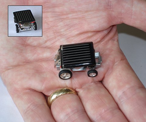 solar powered. Smallest Solar Powered Car