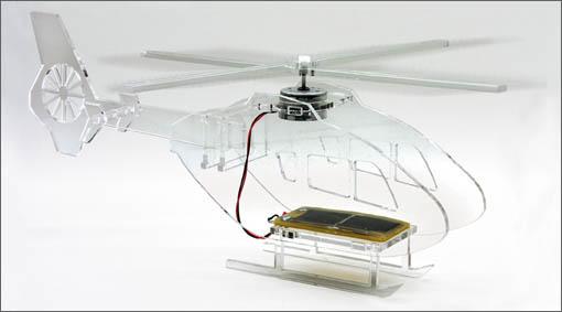 solar powered helicopter toy
