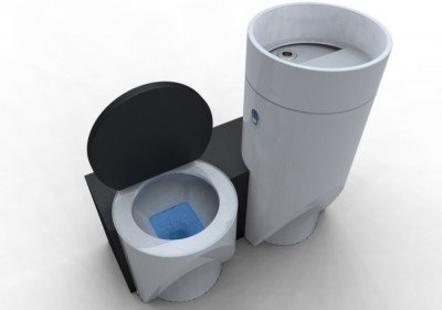 Eco-bathroom - Water Saving Toilet Concept
