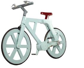Eco-friendly Cardboard made $9 Bicycle