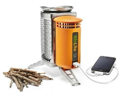 BioLite Camp Stove cooks food and charges your phone
