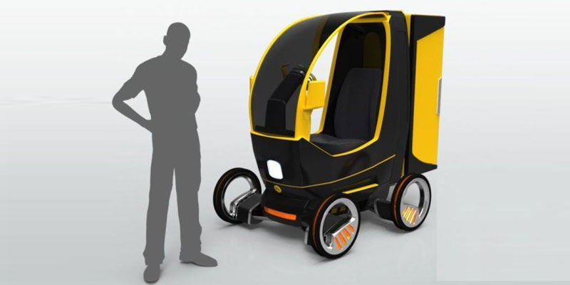 Eco-Friendly Goods Transporting Vehicle Designed