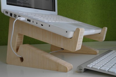Puzzle Bamboo Wooden Laptop Stand