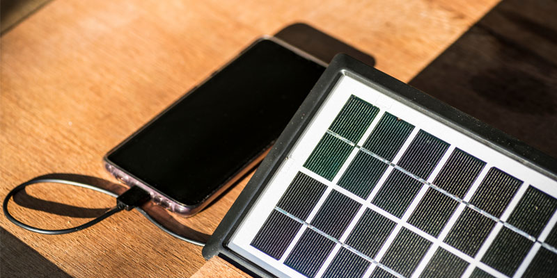 Solar Powered Phone and MP3 Player Chargers