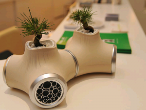 JVC Speakers with built-in Plant Pots