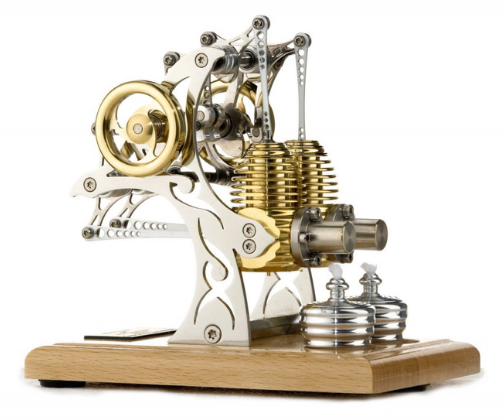 Stirling Engine Kit – powered by your hands!