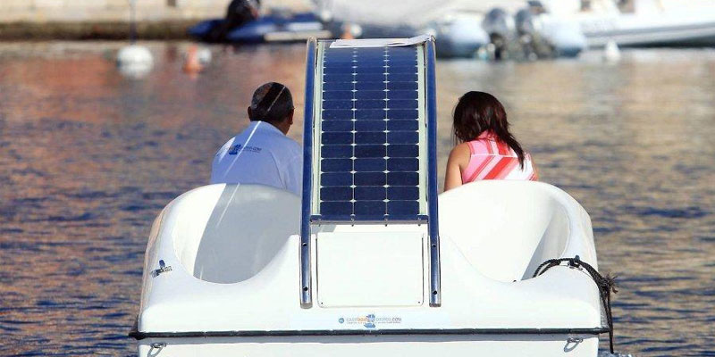 The Pedal Boat Gets a Solar Powered Boost