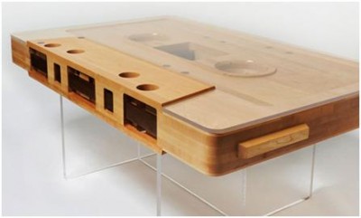 A Coffee Table Made From Practical Reclaimed Wood