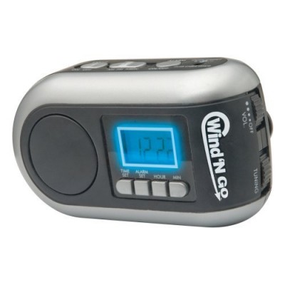 Wind ‘N Go Time Minder Alarm Clock Radio