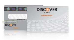 Biodegradable Credit Card