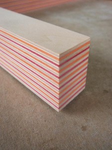 Paper-Wood Stool - Colours