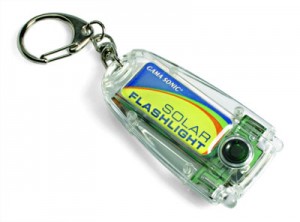 Miniature Keychain Solar Flashlight