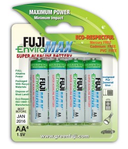 Green Fuji EnviroMax Eco-Respectful Batteries