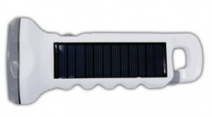 Verilux ReadyLight Solar Rechargeable Flashlight Side View