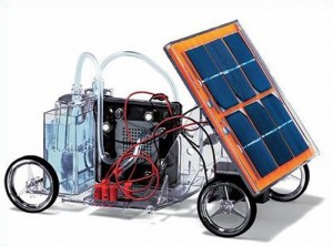 The Fuel Cell Car Assembled