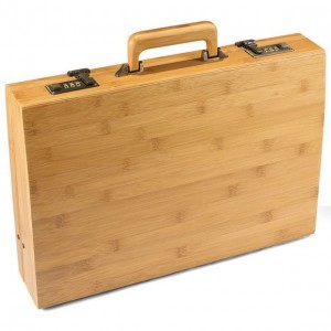 Bamboo Briefcase - Outside