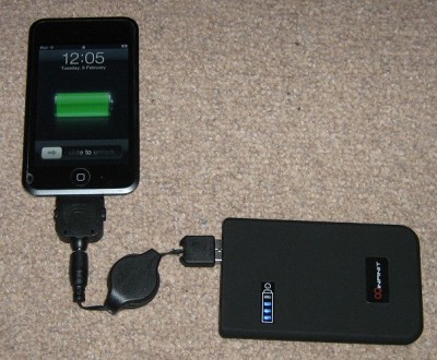 Battery Charging an iPod Touch