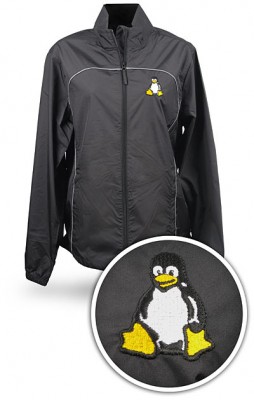 Lightweight Recycled Tux Linux Jacket