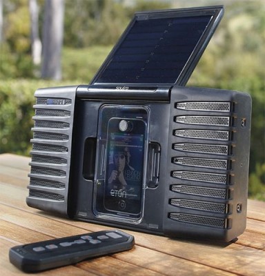 Soulra Solar Powered iPod Speaker
