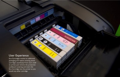 Eco-cartridge - Recycled Cardbord Ink Cartridge