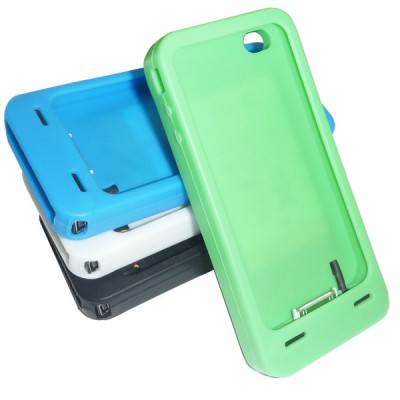 iPhone 4G Silicone Case with Solar Charger