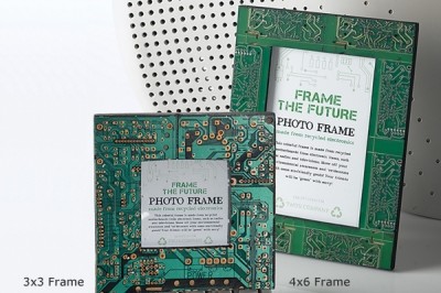 Recycled Circuit Board Photo Frame