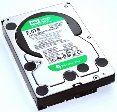 Western Digital Caviar Green – Cool, Quiet, Eco-friendly 2 TB Hard Drive