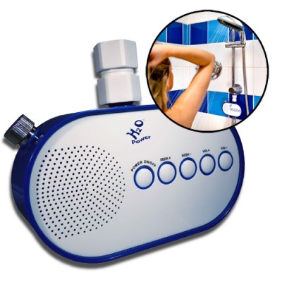 H2O Water Powered Shower Radio