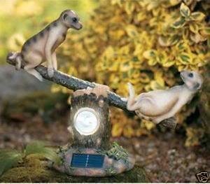 Meerkat Seesaw Ornament and Solar Light