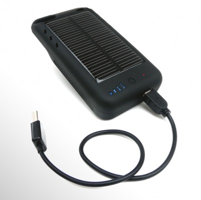 Mooncharge - Solar Charger iPhone 4 Battery Case