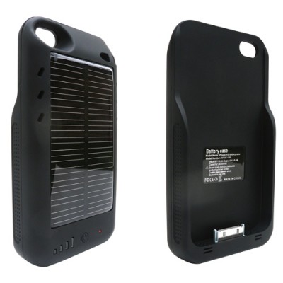 Mooncharge - Solar Charger iPhone 4 Battery Case