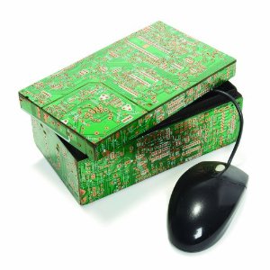 Recycled Circuit Board Box