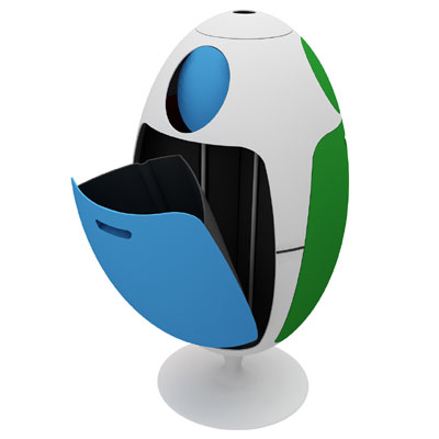 Ovetto Recycling Bin Ovetto Recycling Bin