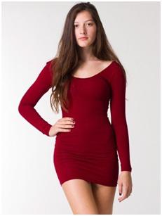 Double U-Neck Mini dress