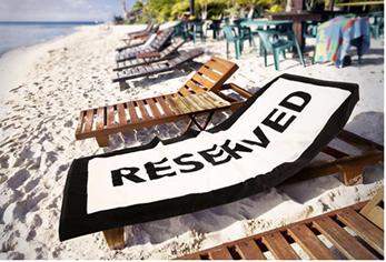 Reserved beach Towel