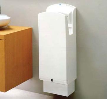 Eco-friendly hand dryer from Mitsubishi GWP analysis